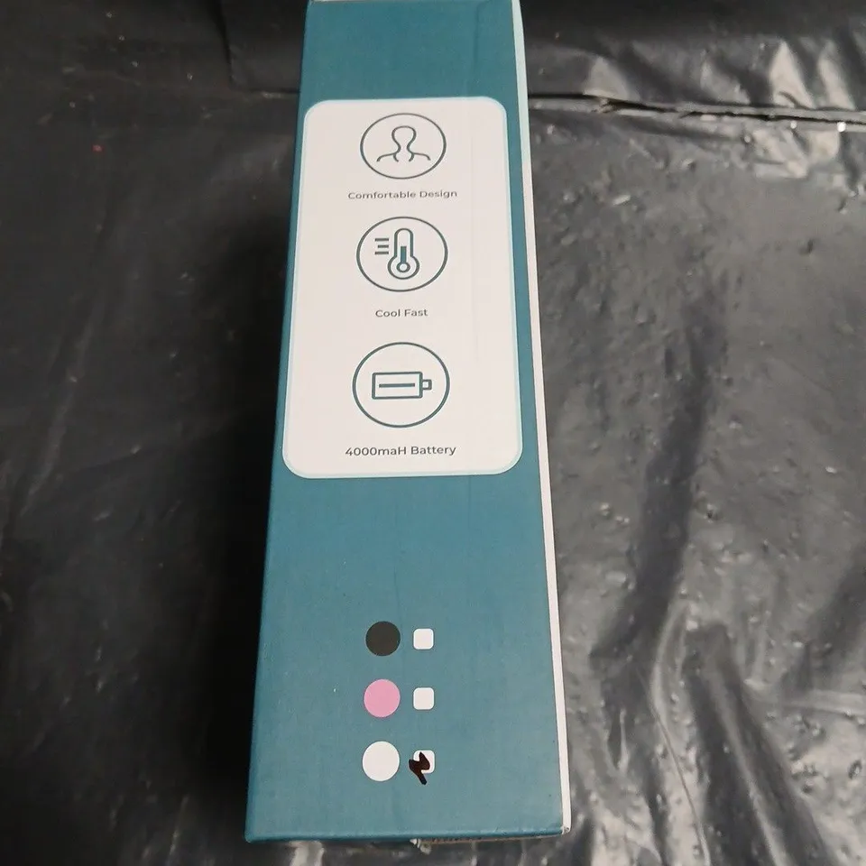 CUQOO PORTABLE NECK FAN – WHITE (4000MAH)