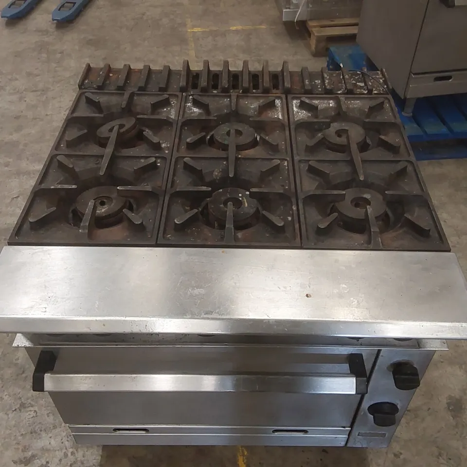 FALCON CHIEFTAIN SIX BURNER OPEN TOP OVEN RANGE