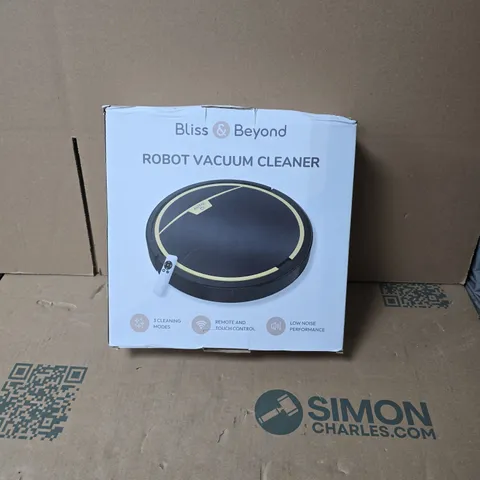 BLISS & BEYOND ROBOT VACUUM CLEANER – BOXED