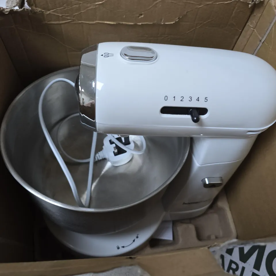 BOXED HOMESMART MULTI-PURPOSE STAND MIXER IN WHITE