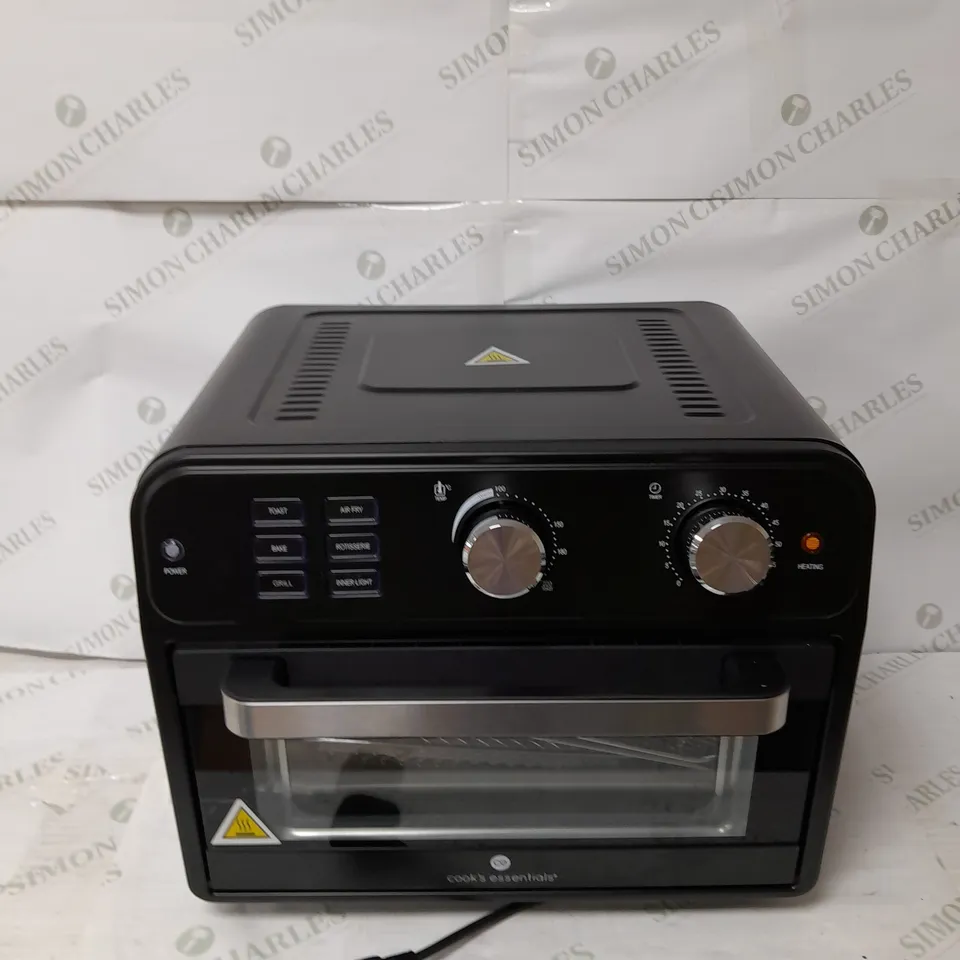 COOK'S ESSENTIAL 21-LITRE AIRFRYER OVEN IN BLACK