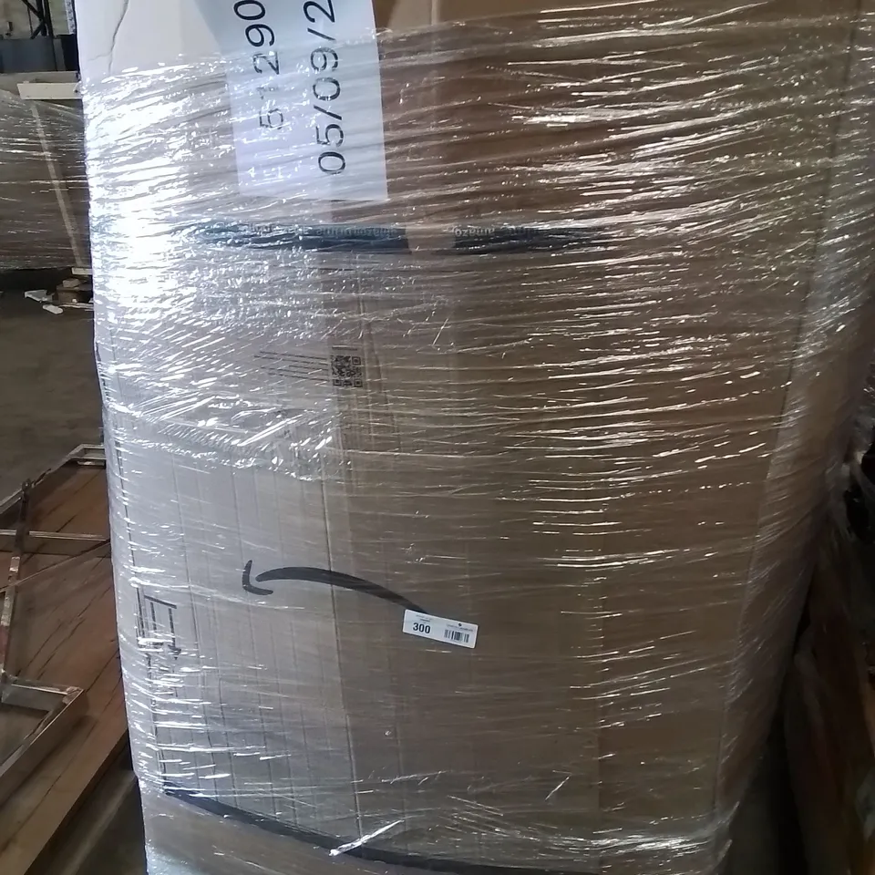 PALLET CONTAINING VARIOUS ASSORTED ITEMS TO INCLUDE, PC MONITOR SCREENS, KIDS MAKE-UP SETS, RECORD TURNTABLE AND LOTS MORE UNMARKED BOXED ITEMS 