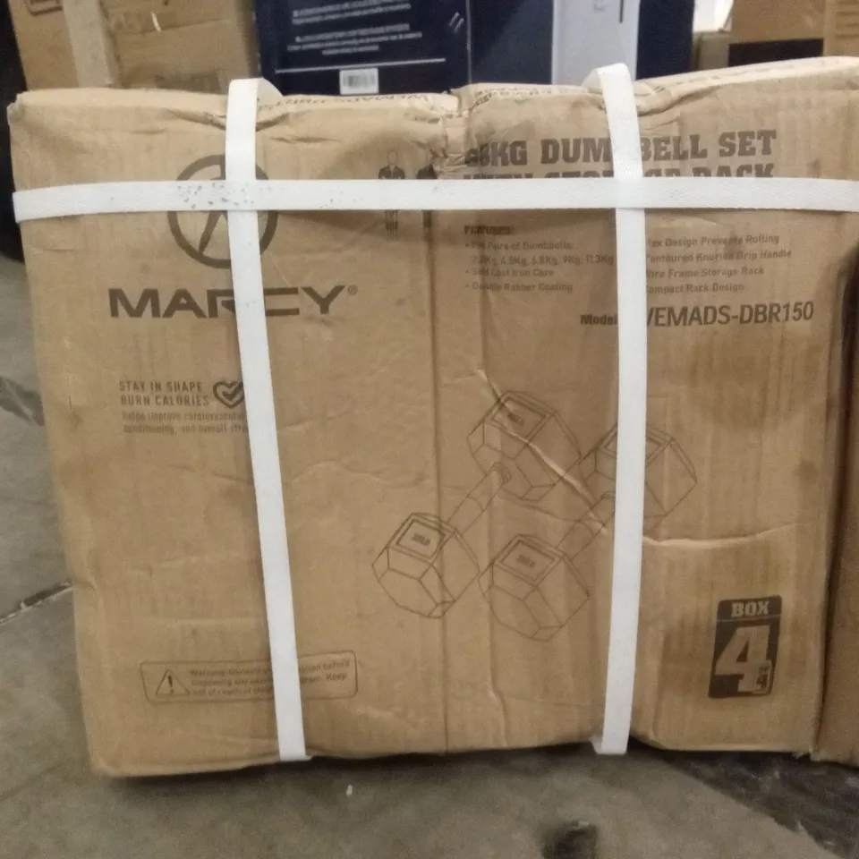 SET OF MARCY DUMBBELLS // 2 BOXES ONLY