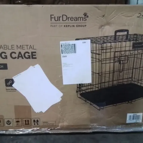BOXED FURDREAMS FOLDABLE DOG CAGE