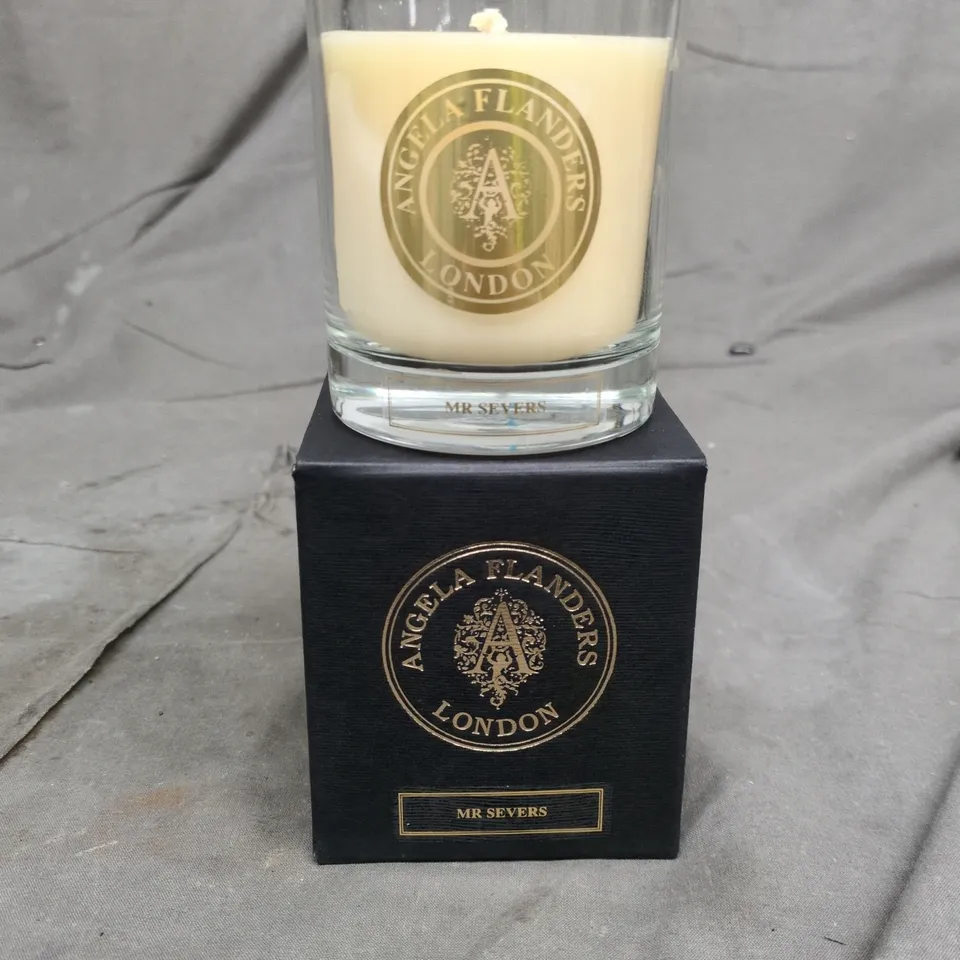 ANGELA FLANDERS LONDON CANDLE – MR SEVERS, CLEAR GLASS