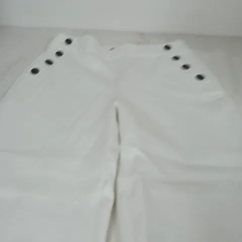 HOBBS LONDON WHITE TROUSERS – UK 12 (DE 38, ES 40, MX 32, US 8)