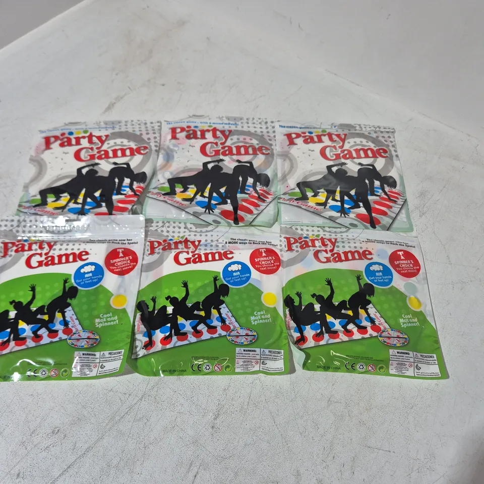 LOT OF APPROXIMATELY 80 TWISTER STYLE PARTY GAMES