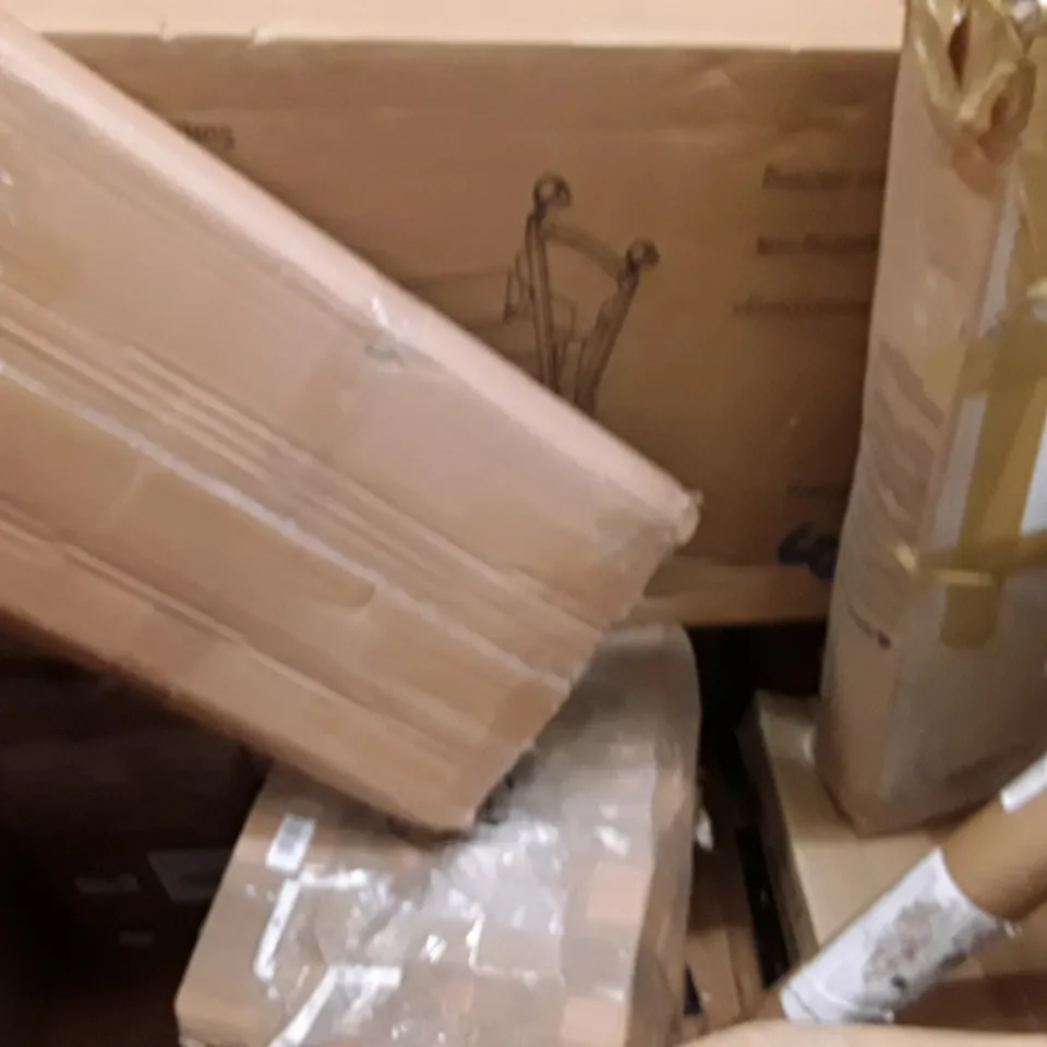 PALLET TO CONTAIN AN ASSORTMENT OF HOUSEHOLD ITEMS TO INCLUDE DEHUMIDIFIER, ELECTRIC WEED SWEEPER, PLAY PEN AND TIME AND TIMER ECT