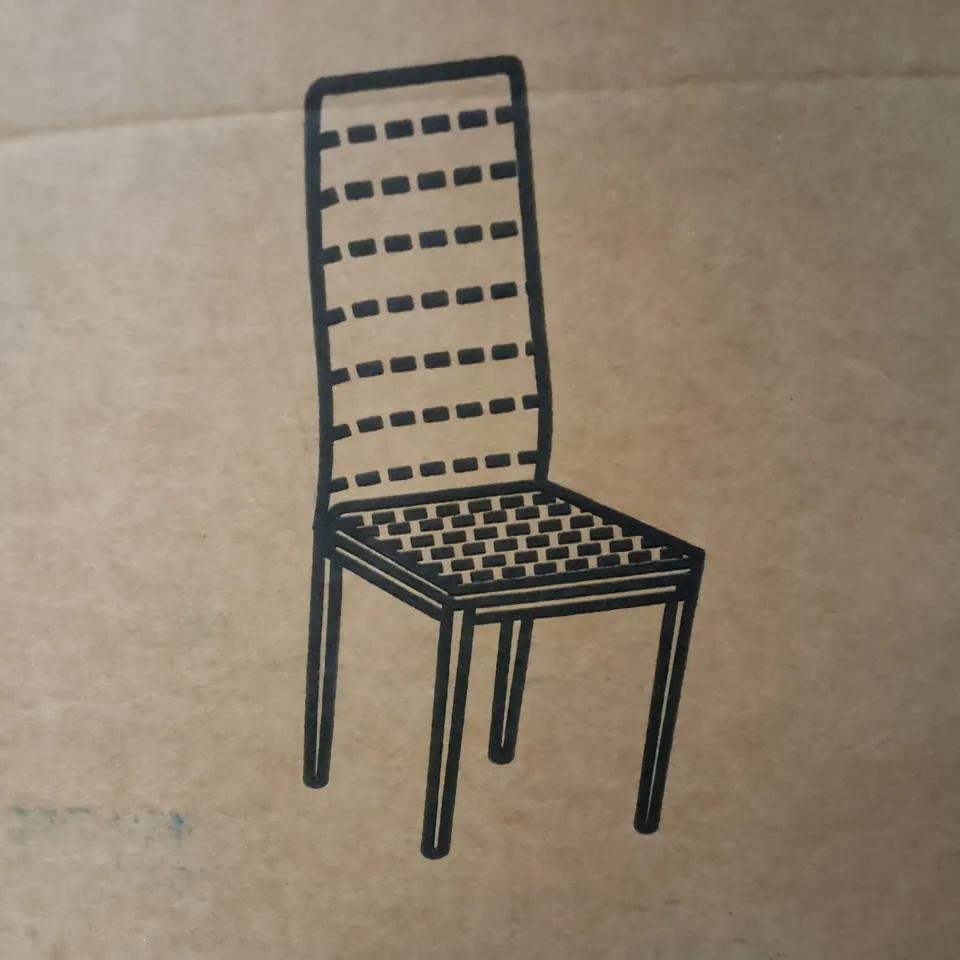 BOXED PAIR OF ANN WHITE PVC CHAIRS
