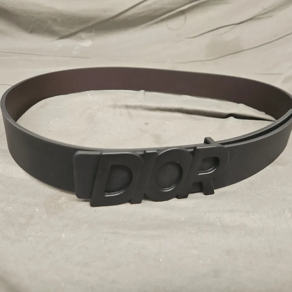 BLACK DIOR BELT