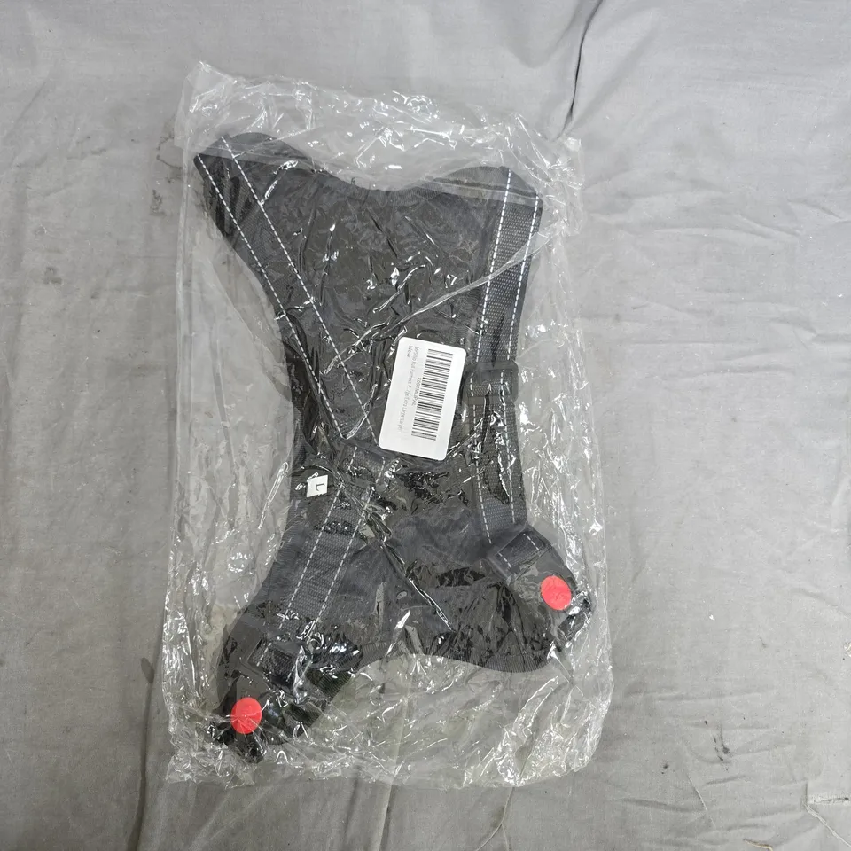 5 x MPS No Pull Harness, Extra Large (Large) – Black with white stitching.