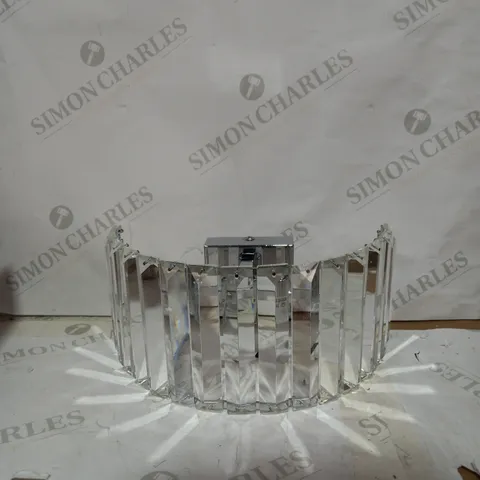 BOXED DESIGNER MIRRORED WALL LIGHT