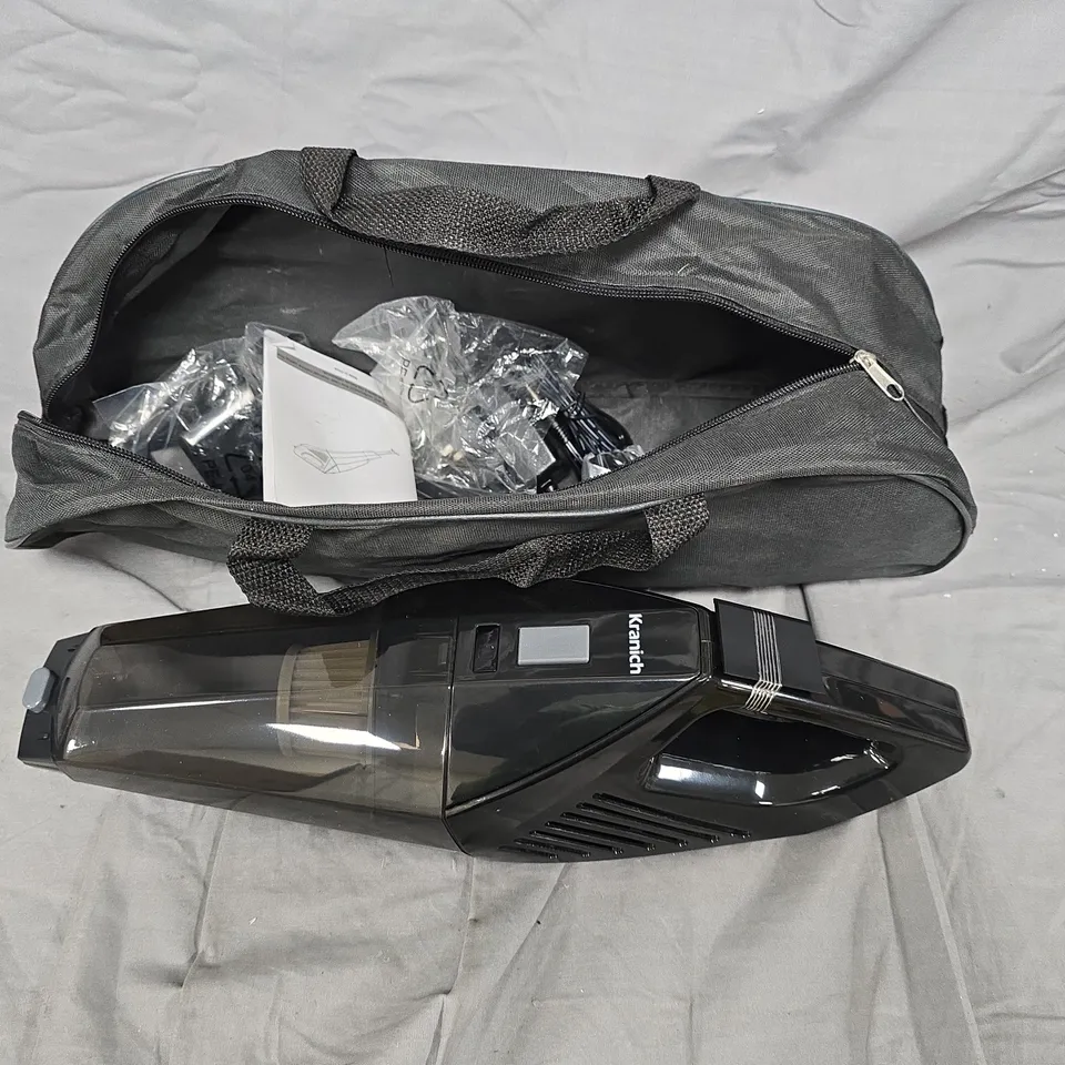 Kärcher Handheld Vacuum Cleaner with Accessories – Black, in Carry Bag