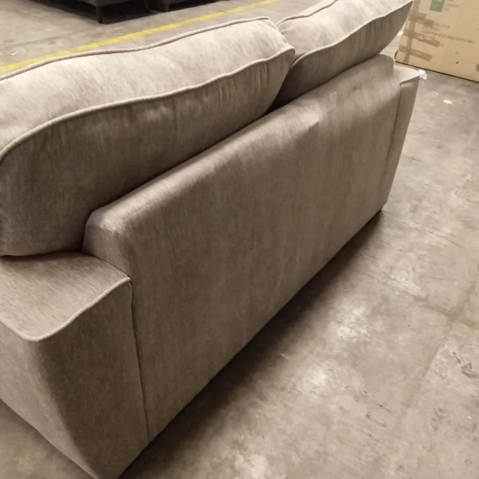 HARLOW 2 SEATER STANDARD BACK FABRIC SOFA - NATURAL RRP £599