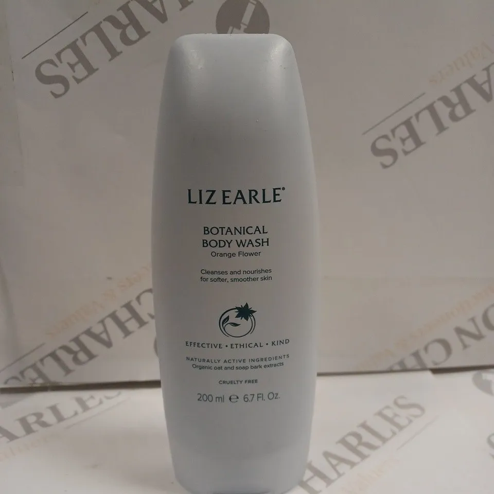 LIZ EARLE ORANGE FLOWER BOTANICAL BODY WASH SHOWER GEL 200ML