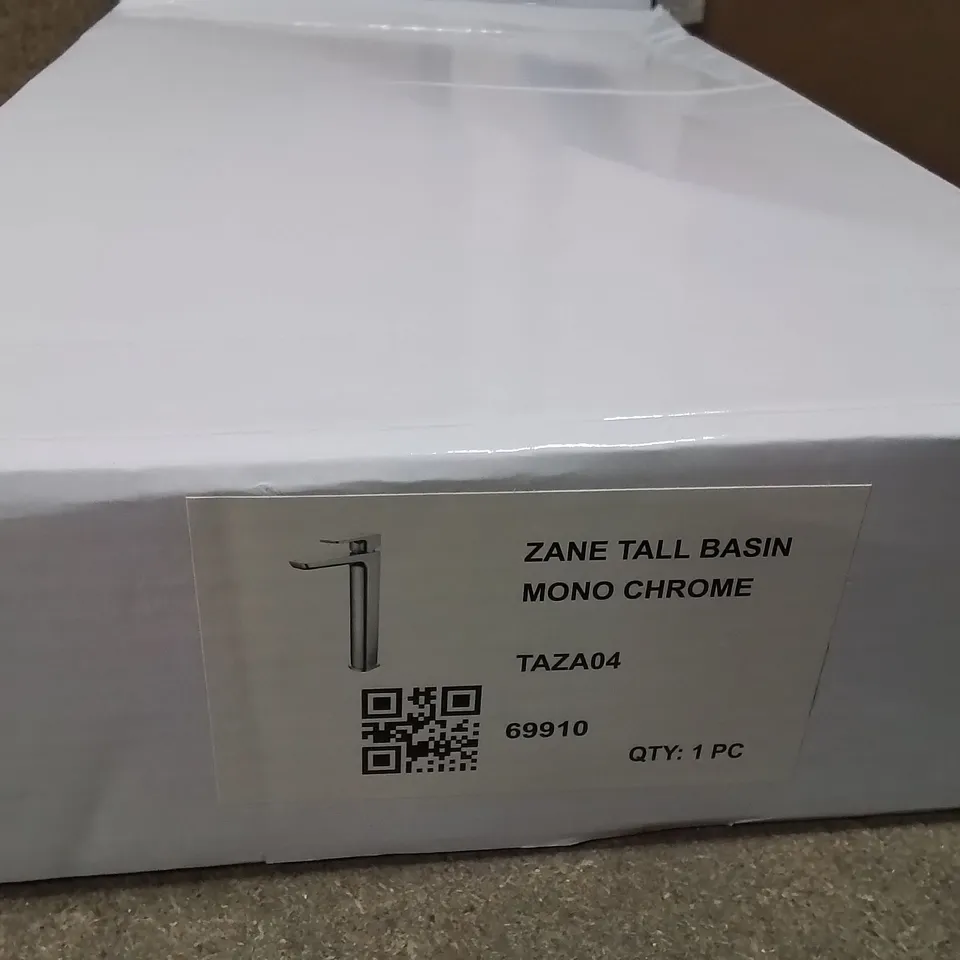 BOXED ZANE TALL BASIN MONO CHROME FAUCET 