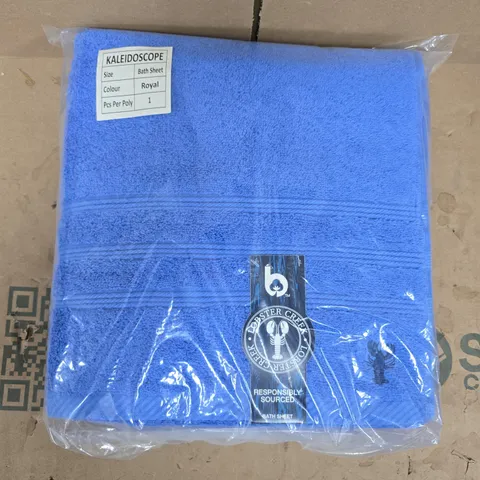LOBSTER CREEK BATH SHEET TOWEL – KALEIDOSCOPE, ROYAL BLUE