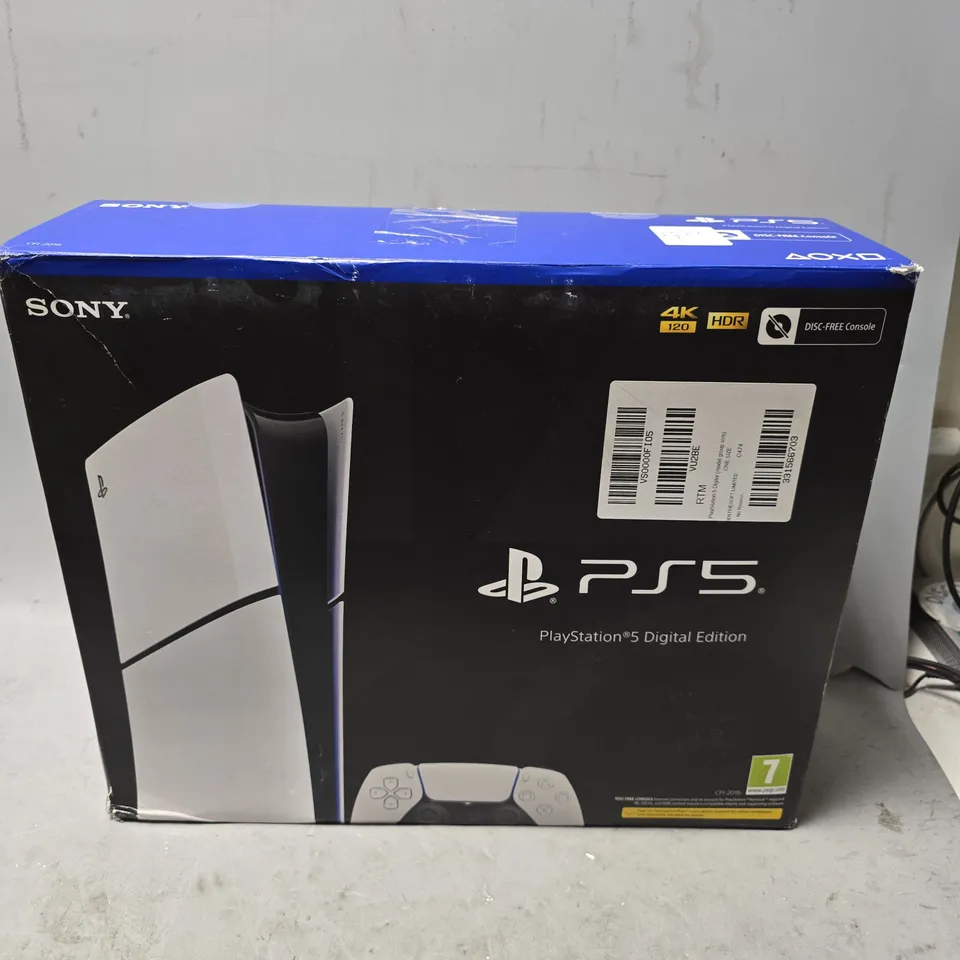 BOXED SONY PLAYSTATION 5 DIGITAL EDITION