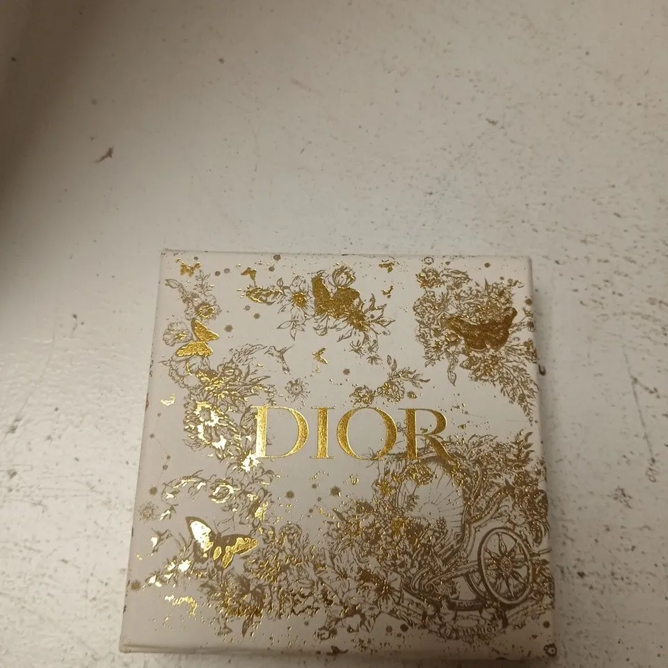 DIOR GOLD-TONE NECKLACE WITH DIOR LETTER CHARMS – BOXED