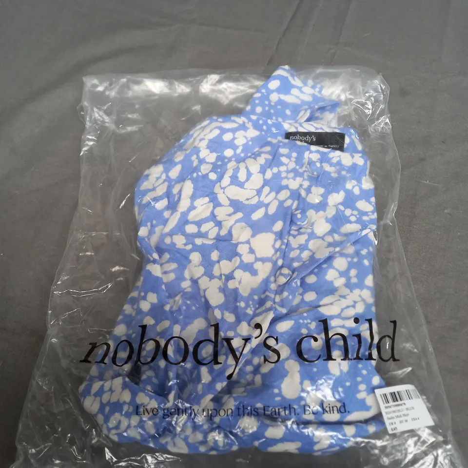 SEALED NOBODYS CHILD SADIE MIDI SKIRT IN BLUE - UK 8