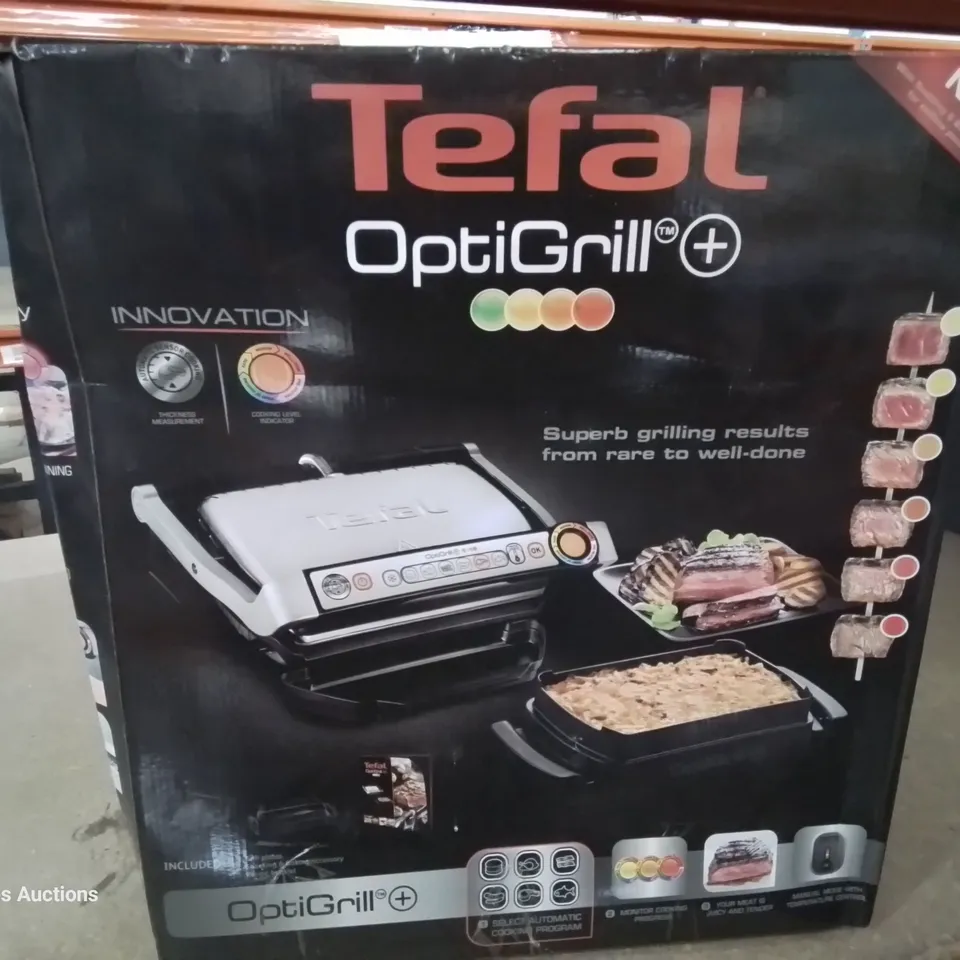 BOXED TEFAL OPTI GRILL+