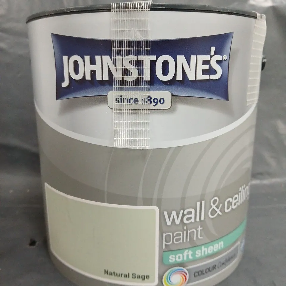 JOHNSTONE'S WALLS & CEILINGS PAINT - NATURAL SAGE - 2.5L - COLLECTION ONLY