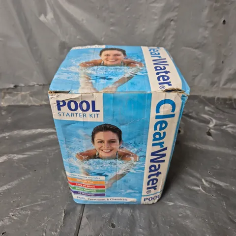 BOXED CLEAR WATER POOL STARTER KIT - COLLECTION ONLY