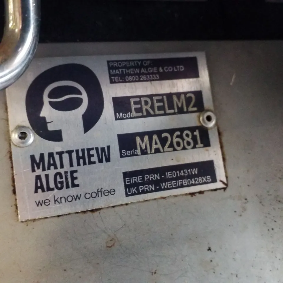 ELEKTRA BARISTA 2 STATION COFFEE MACHINE