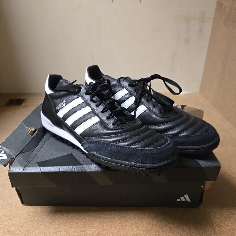 Adidas Mundial Team TF Football Boots – Black/White, UK 12.5