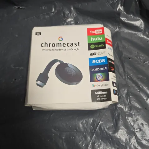 GOOGLE CHROMECAST 4K STREAMING DEVICE – BOXED