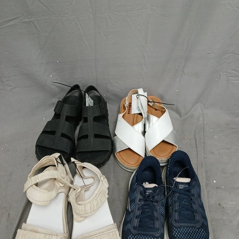 ASSORTED WOMEN'S FOOTWEAR APROXIMATELY 25 PAIRS (USED)