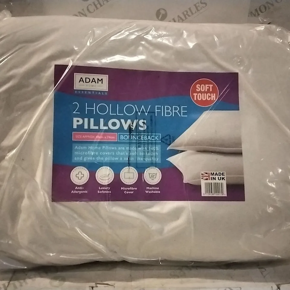 BAGGED ADAM HOME ESSENTIALS X2 PILLOWS