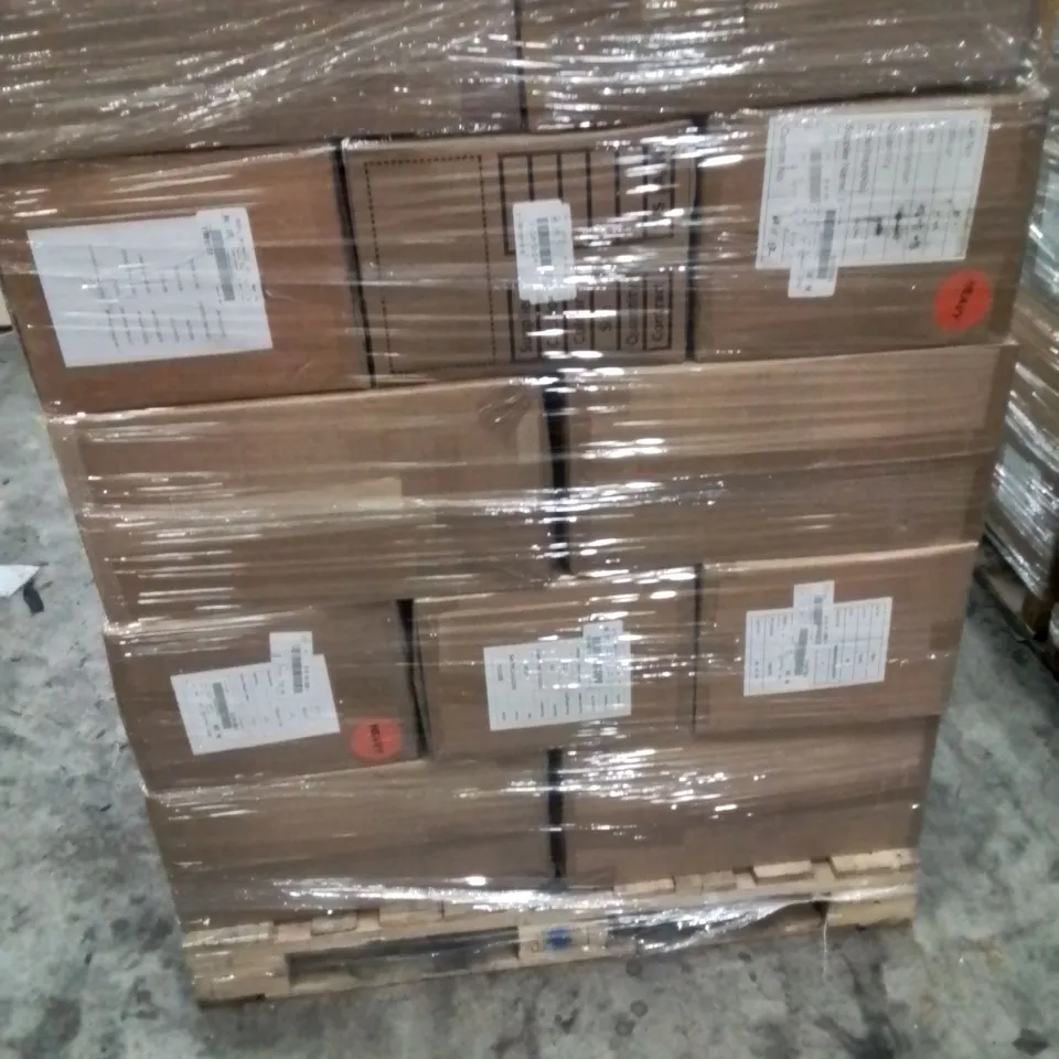PALLET OF BRAND NEW WOMENS QUALITY DESIGNER CLOTHES APPROXIMATELY 100  TO INCLUDE; TOPS, SKIRTS, PYJAMAS ,SANDALS ETC