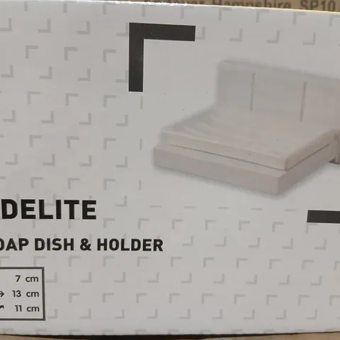 APPROXIMATELY 36 ADELITE SOAP DISH & HOLDER