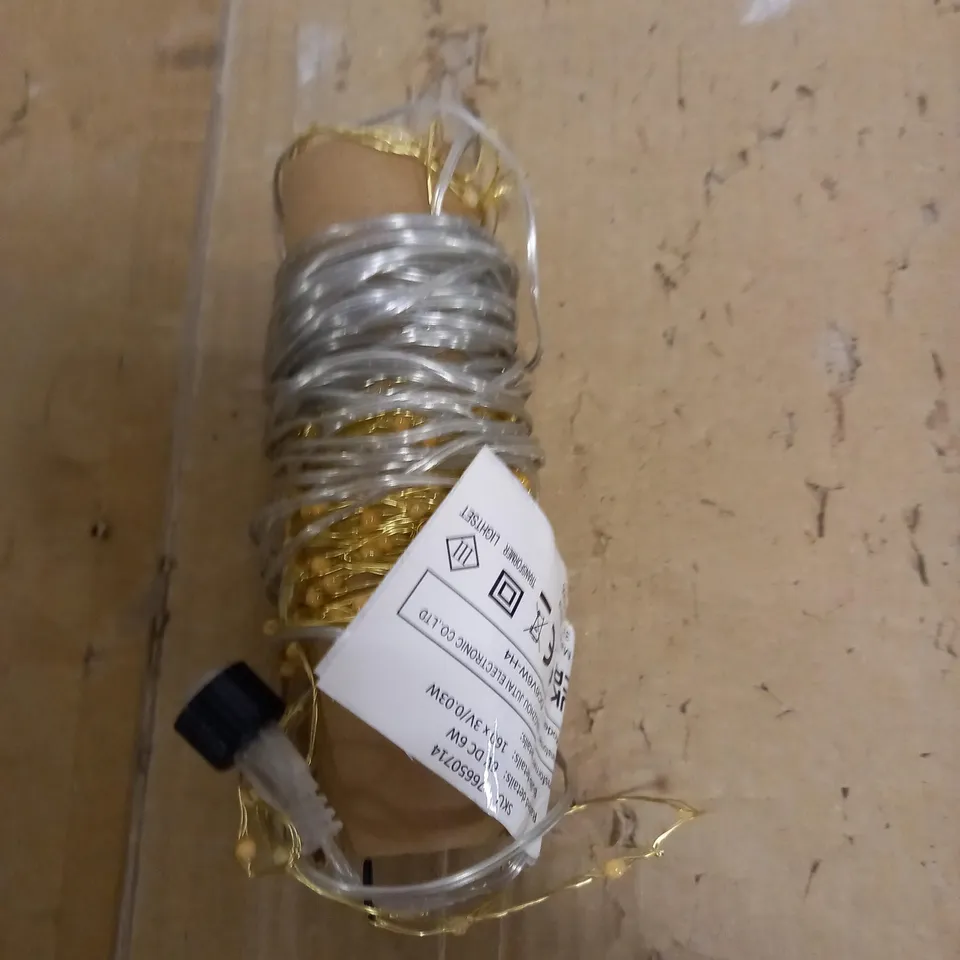 WIRE LIGHTS WITH TIMER 160 WARM WHITE LEDS