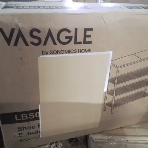 BOXED 16 PAIR SHOE RACK