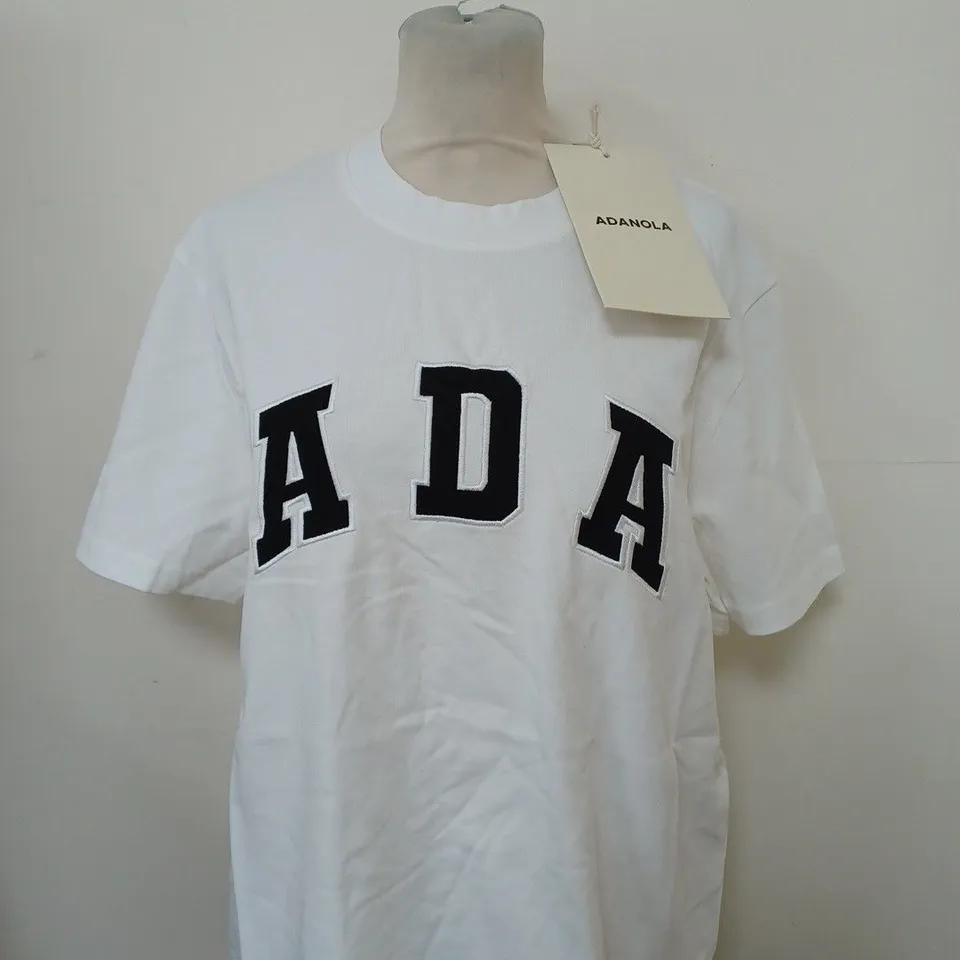 ADANOLA SHORT SLEEVE OVERSIZED T-SHIRT SIZE S