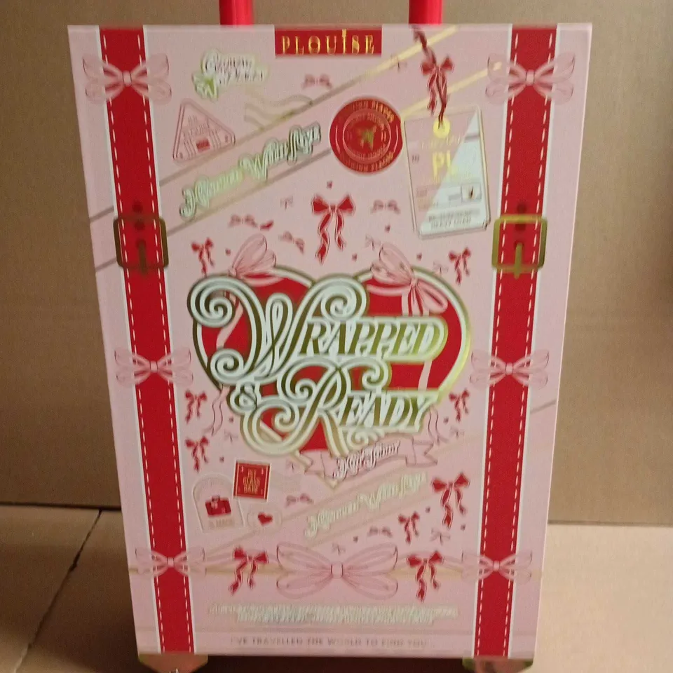 P LOUISE NEW YEAR READY MAKEUP SET IN PINK WHEELED TRAVEL CASE