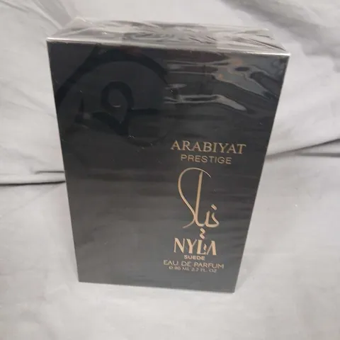 BOXED AND SEALED ARABIYAT PRESTIGE NYLA SUEDE EAU DE PARFUM 80ML