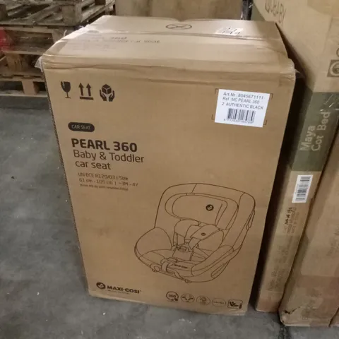 BOXED MAXI-COSI PEARL 360 BABY & TODDLER CAR SEAT