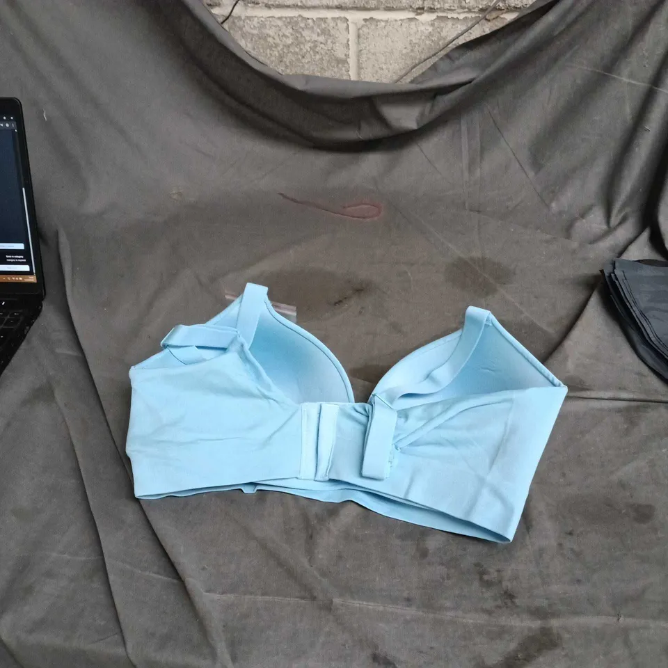 LIGHT BLUE STRAPLESS BRA TOP, UK SIZE XL