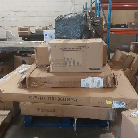 PALLET CONTAINING A LARGE QUANTITY OF ASSORTED FURNITURE PARTS ECT 