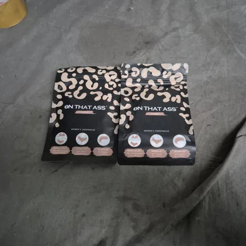 ON THAT ASS WOMEN'S UNDERWEAR – 2-PACK