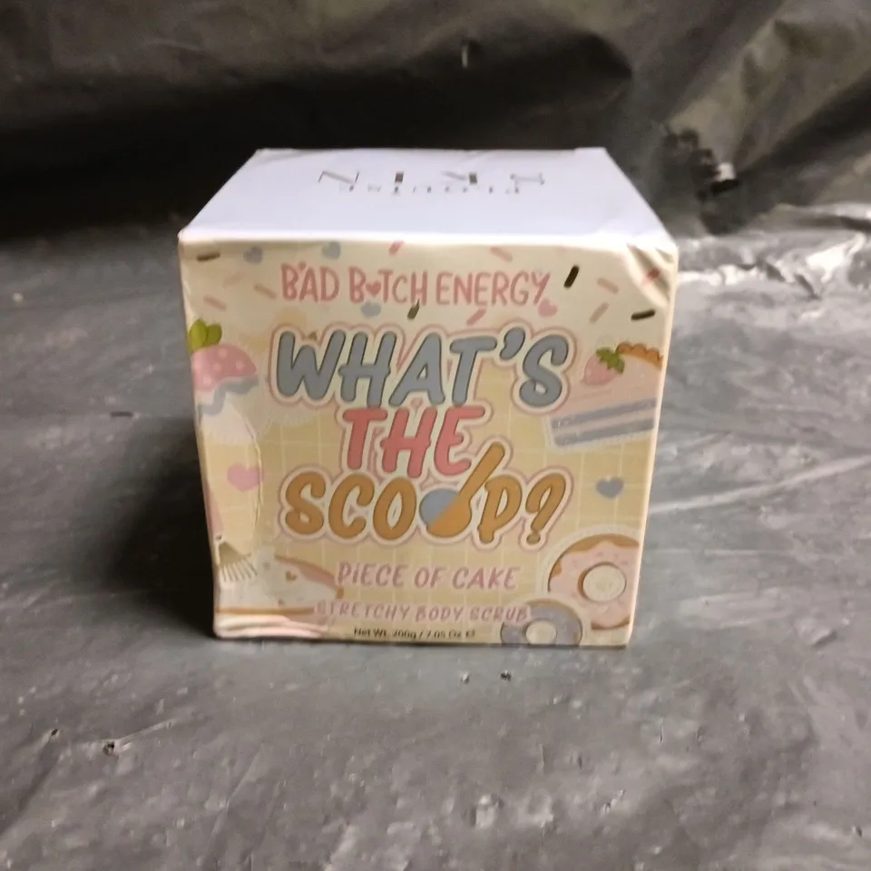 SEALED PLOUISE SKIN BAD BITCH ENERGY STRETCHY BODY SCRUB