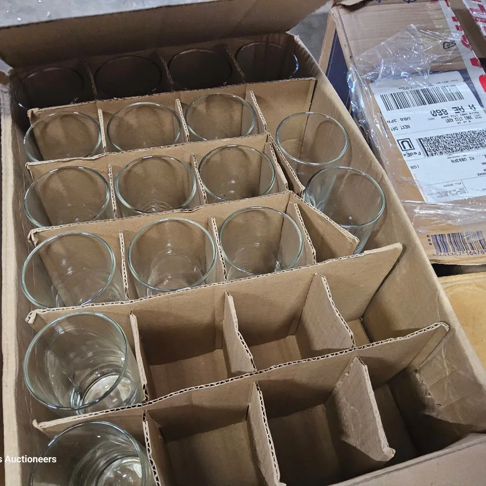 THREE PART CASES OF ASSORTED STEM & HIGHBALL GLASSES