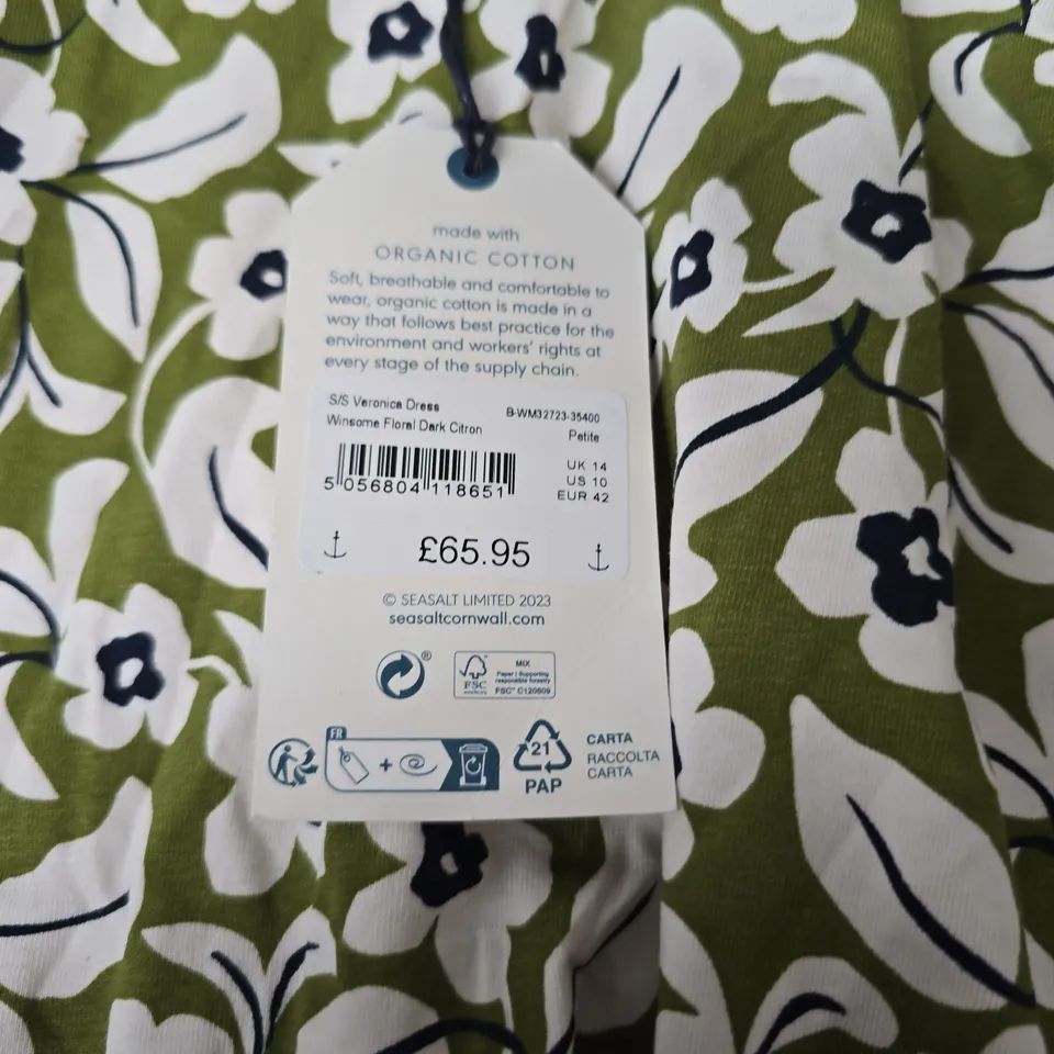 SEASALT CORNWALL S/S VERONICA DRESS - SIZE 14