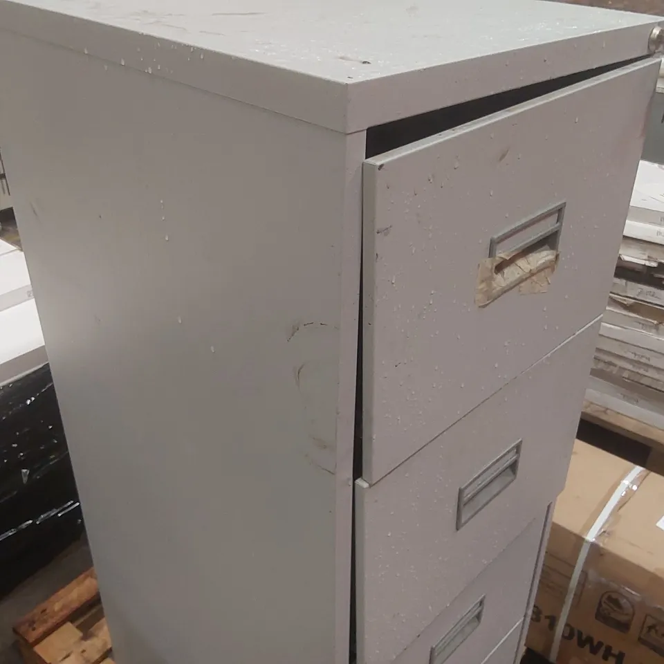 METAL FOUR DRAWER OFFICE FILLING CABINET
