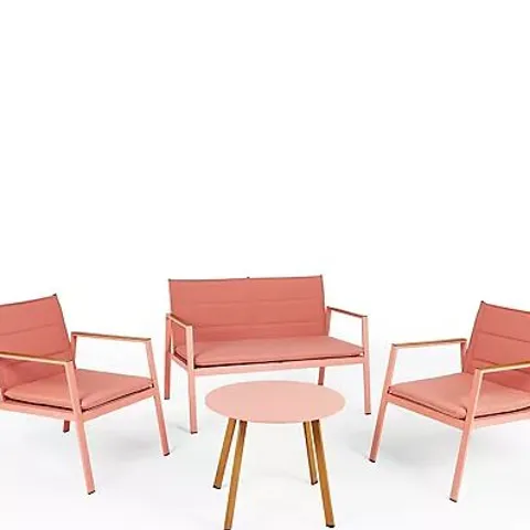 MY GARDEN STORIES 4 PIECE 3 CHAIRS & 1 TABLE PATIO SET