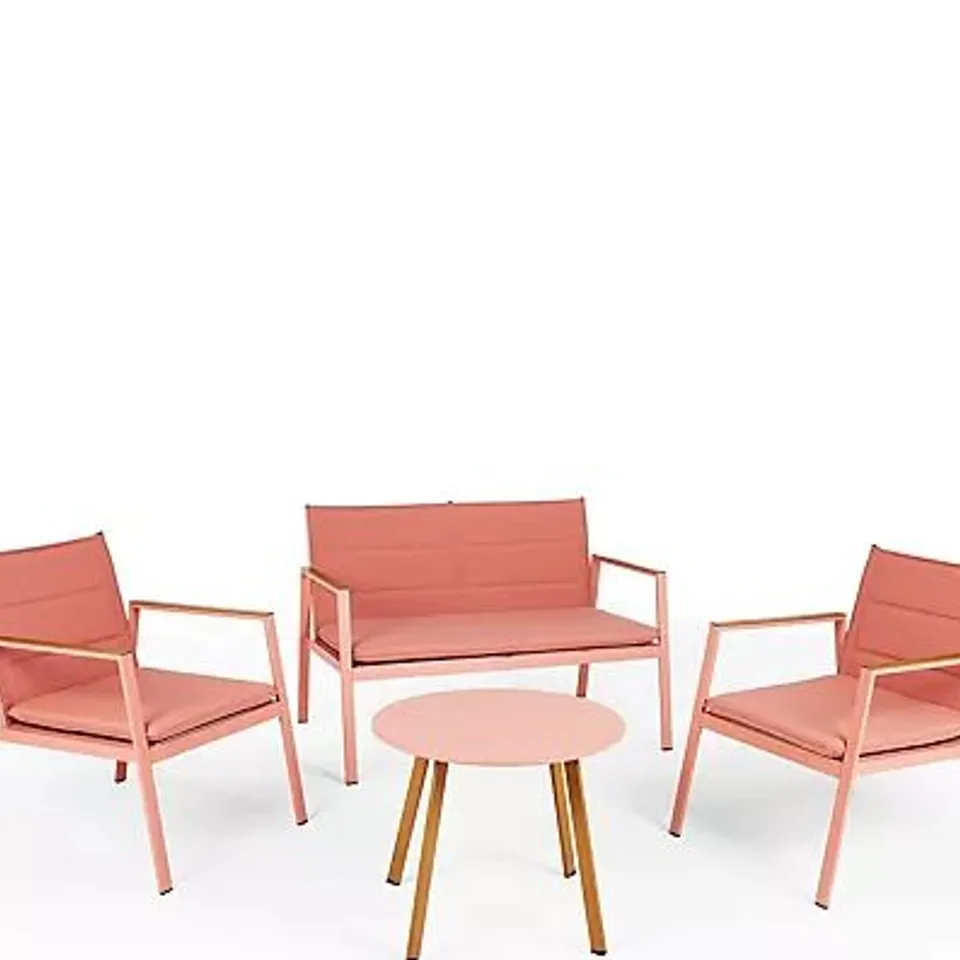 MY GARDEN STORIES 4 PIECE 3 CHAIRS & 1 TABLE PATIO SET