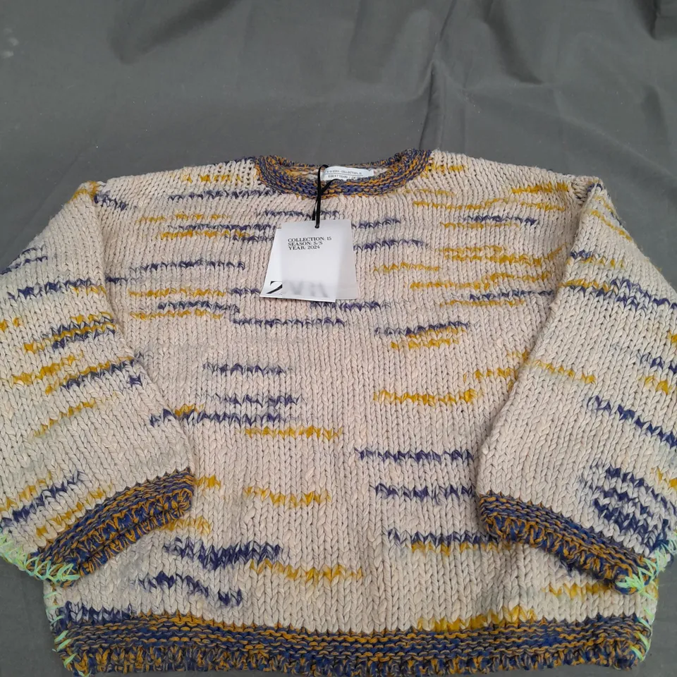 ZARA KNITTED JUMPER - 6-7 YEARS